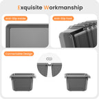 A-LuGei 【Military Grade】 Drawer Organizer for Vanity Bathroom Makeup Desk