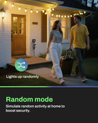BN-LINK Outdoor 24-Hour Mechanical Timer Outlet, 2 Grounded Outlets