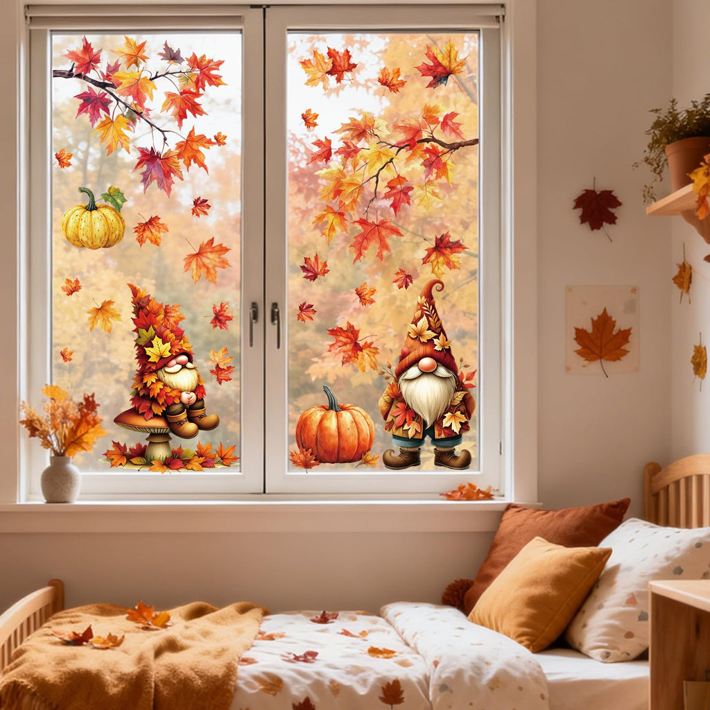 Holiday Window Clings for Home Decorations (Romantic)