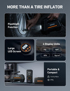 AstroAI H2 Pro Cordless Tire Inflator Portable Air Compressor 12VDC Battery