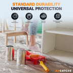 Axgatoxe 12 x 9 Ft Plastic Drop Cloths for Painting (30-Pack)