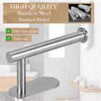 JOPOFI Toilet Paper Holder - Adhesive Toilet Paper Holder - Matte Black