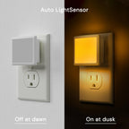 L LOHAS LED Night Lights Plug into Wall 2-Pack, 0.3W Plug in Night Light