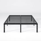 NEW JETO Metal Bed Frame,Queen Size Bed Frame with Storage Space,14 Inch