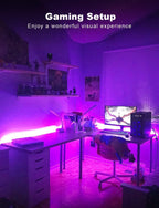 DAYBETTER LED Strip Lights 110ft RGB Music Sync Smart App Control 1 Roll