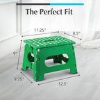 Handy Laundry Folding Step Stool 9 Inch, Pink, Non-Slip Holds 300 lbs