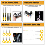 GOOACC 238Pcs Auto Trim Removal Tool and Push Pin Retainer Clip Set
