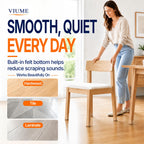 VIUME 24 Pcs Chair Leg Floor Protectors for Hardwood Floors Round