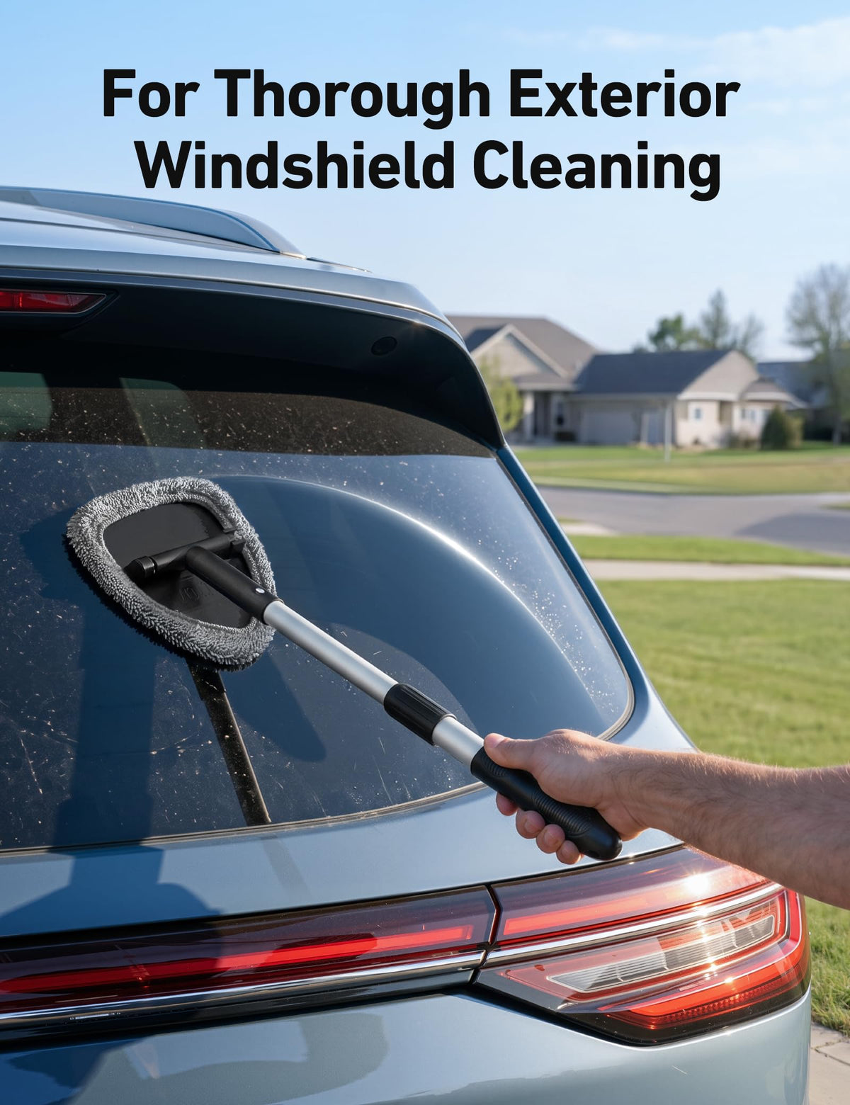 AstroAI Windshield Cleaner Tool & Car Interior Detailing Kit, Blue, 26 in