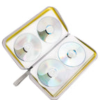 Siveit CD DVD Cases 96 Capacity Disc Storage Binder for Car(Black)