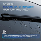 5 PLUS Silicone Wiper Blades Fits TESLA Model 3 2017-2025 Model Y 2020-2025