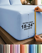 CGK Extra Deep Queen Single Fitted Sheet Only - Dark Grey