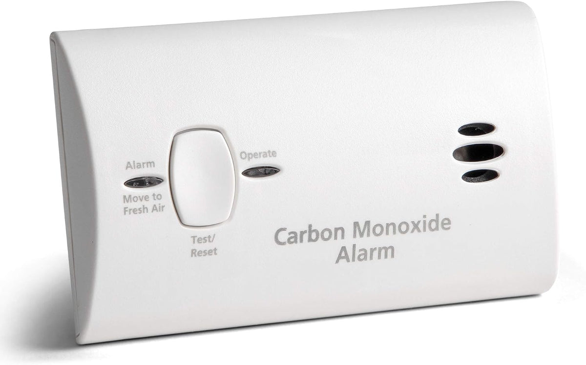 Kidde Carbon Monoxide Detector, AA Battery Powered, Portable for Travel or Home, 85 dB Alarm, LED Status Indicators, 3rd Edition
