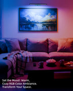 EZVALO Picture Light for Wall, 13'' Rechargeable Magnetic with Remote