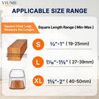 VIUME 24 Pcs Chair Leg Floor Protectors for Hardwood Floors Round