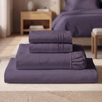 Mellanni Iconic 4-Piece Bed Sheet Set, 16" Deep Pocket (Queen, White)
