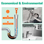 Drain Snake Hair Drain Clog Remover - 3 Pack Shower Sink Unclogger Tool