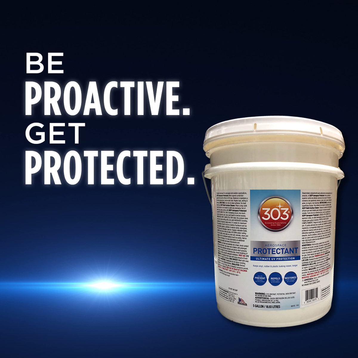 303 Aerospace Protectant for Vinyl, Plastic & Rubber, 1 Gallon