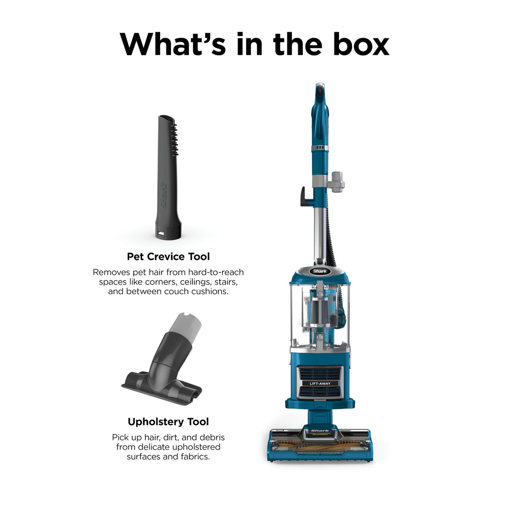 Shark Navigator Lift-Away Vacuum, HEPA, Carpet and Pet Hair, Blue, NV360