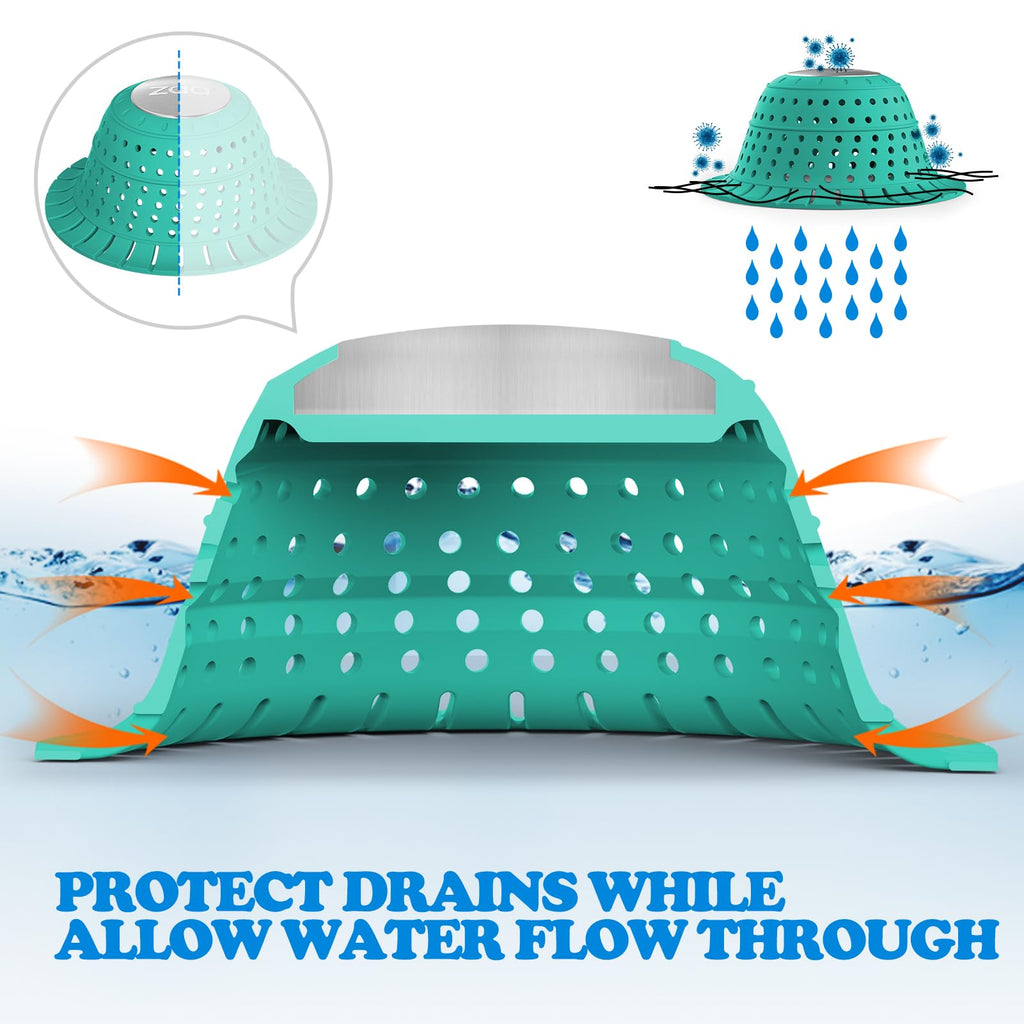 zaa Shower Drain Hair Catcher Bathtub Drain Strainer Sink Drain Protector