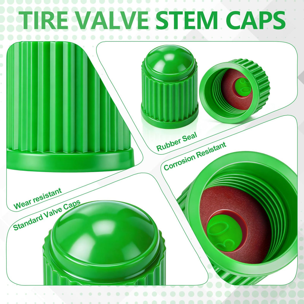 Outus Tire Valve Stem Caps Universal Tire Caps, 800 Pcs, Black