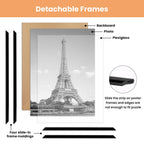 upsimples 12x16 Poster Frame, Easy Slide-In Assembly, White, 3 Pack