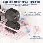 8 Pack Adhesive Bathroom Holders & Dispensers for Kids & Adults, Black