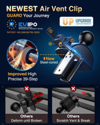 VANMASS【85+LBS Strongest Suction & Military-Grade Ultimate Car Phone Mount【Patent Safety Certs】 Cell Phone Holder for Dash Windshield Vent for iPhone 18 17 Pro Max Automobile Interior Sets, Ink Black