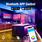 DAYBETTER LED Strip Lights 110ft RGB Music Sync Smart App Control 1 Roll