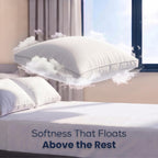 Utopia Bedding Gusset Bed Pillow, Hotel Pillows Queen Size Set of 2, White