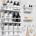 YASONIC Shower Caddy Adhesive, Rustproof Shower Shelves for Inside Shower