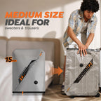 Vacbird Rechargeable Wireless Vacuum Pump + 10 Storage Bags – Compact Space Saver for Travel & Home, Perfect for Clothes, Blankets, Seasonal Organization