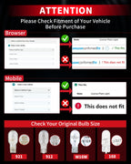 LASFIT 194 LED Bulb T10 168 192 White Bright for License Plate Bulb 2 PCS