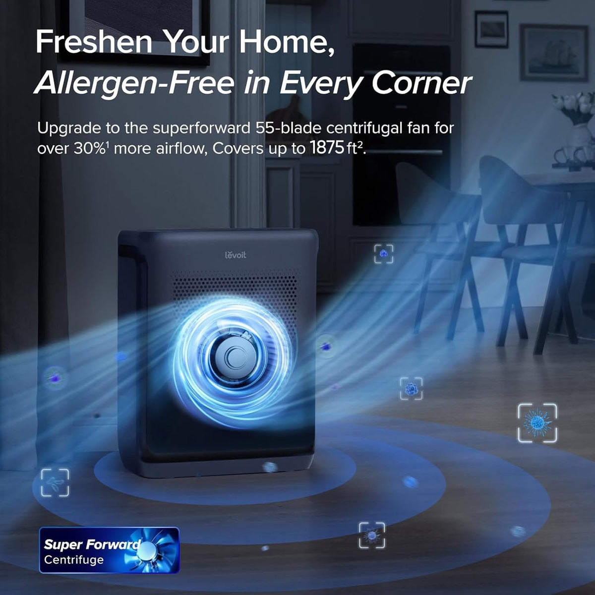 LEVOIT Smart Air Purifier for Home Large Room up to 1875 Ft² Vital 200S-P