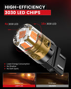 LASFIT 194 LED Bulb T10 168 192 White Bright for License Plate Bulb 2 PCS