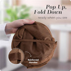 Handy Laundry Collapsible Mesh Pop-Up Hamper with Side Pocket