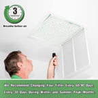 TRIGHTFILTERS 14x20x1 Air Filter 4 Pack, MERV 8 Filter Replacement