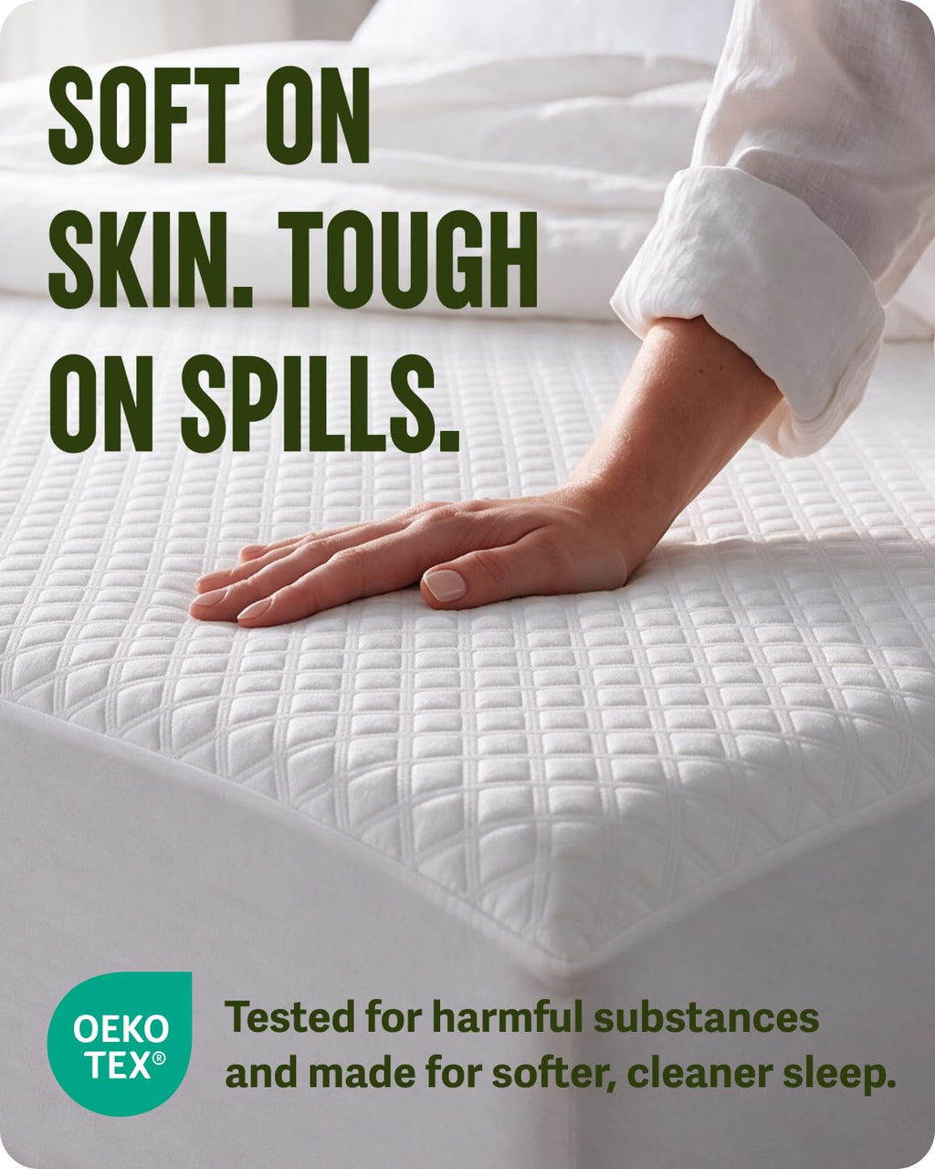 SafeRest Waterproof Queen Size Mattress Protector