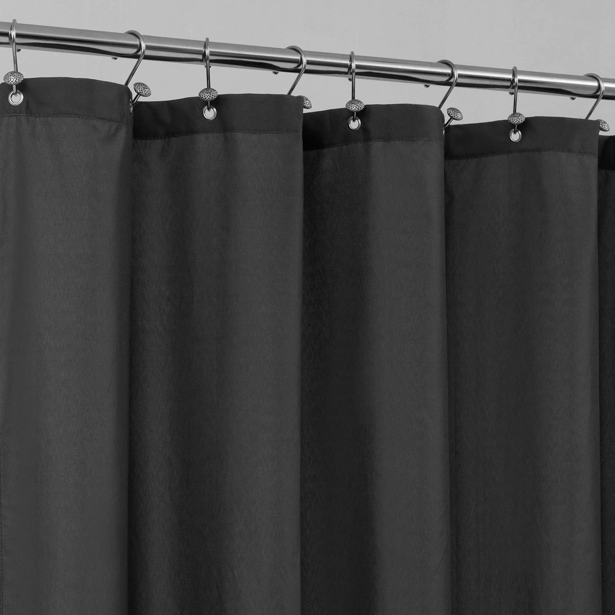 ALYVIA SPRING Waterproof Fabric Shower Curtain or Liner White, 72x72