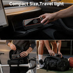 OlarHike Tire Inflator Portable Air Compressor,Dual Power-3*2000mAh &12V DC