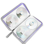 Siveit CD DVD Cases 96 Capacity Disc Storage Binder for Car(Black)