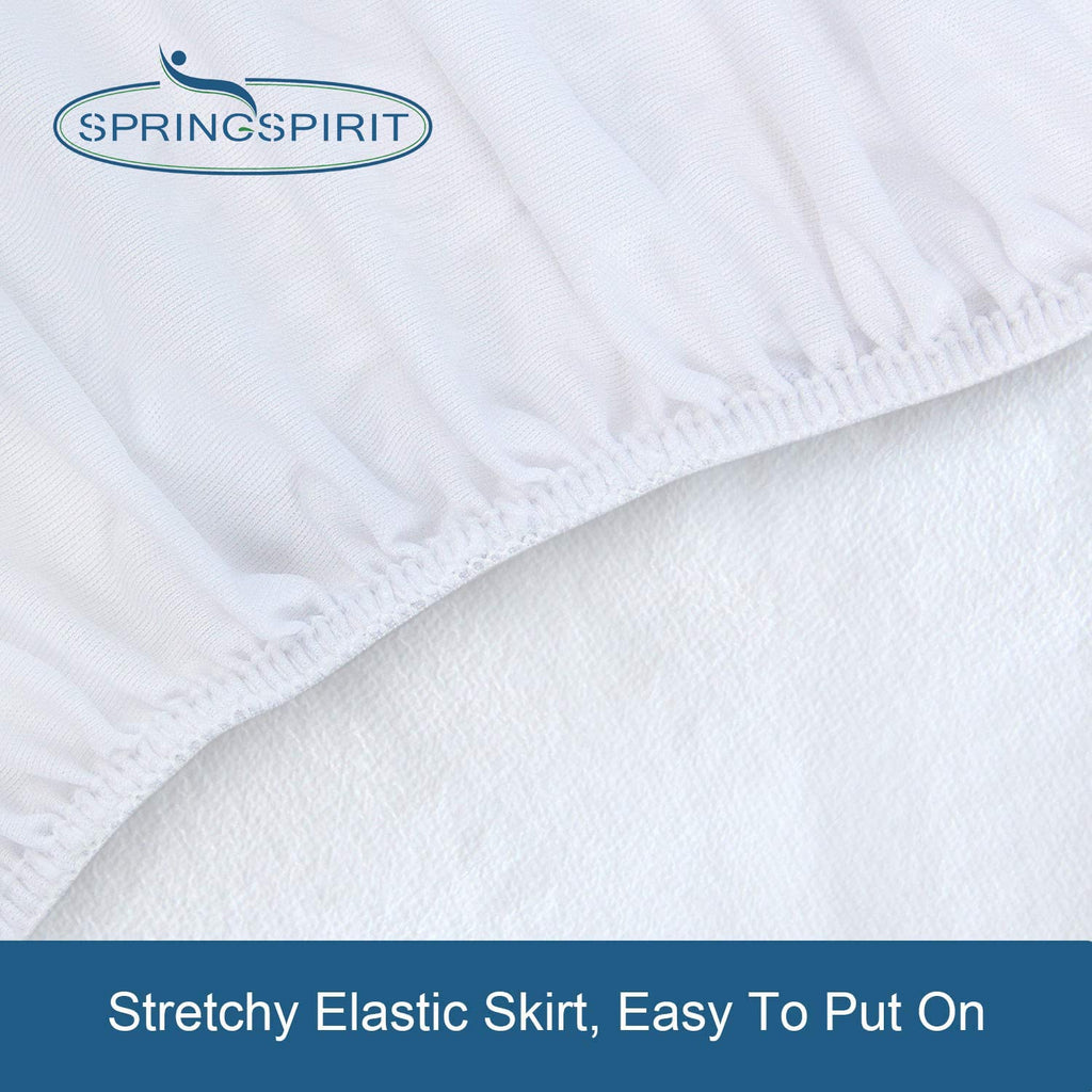 Twin Size Mattress Protector Waterproof,Absorbent Fitted Sheet