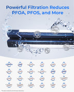 Waterdrop WD-F45 Water Filter, Replacement for Samsung® DA97-17376B, 3 Pack