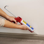 Bates- Caulking Gun, 10:1 Thrust Ratio, Orange, No Drip Sealant Gun