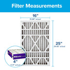 Filtrete 20x25x4 Air Filter, MERV 12, MPR 1550, 2 HVAC Filters