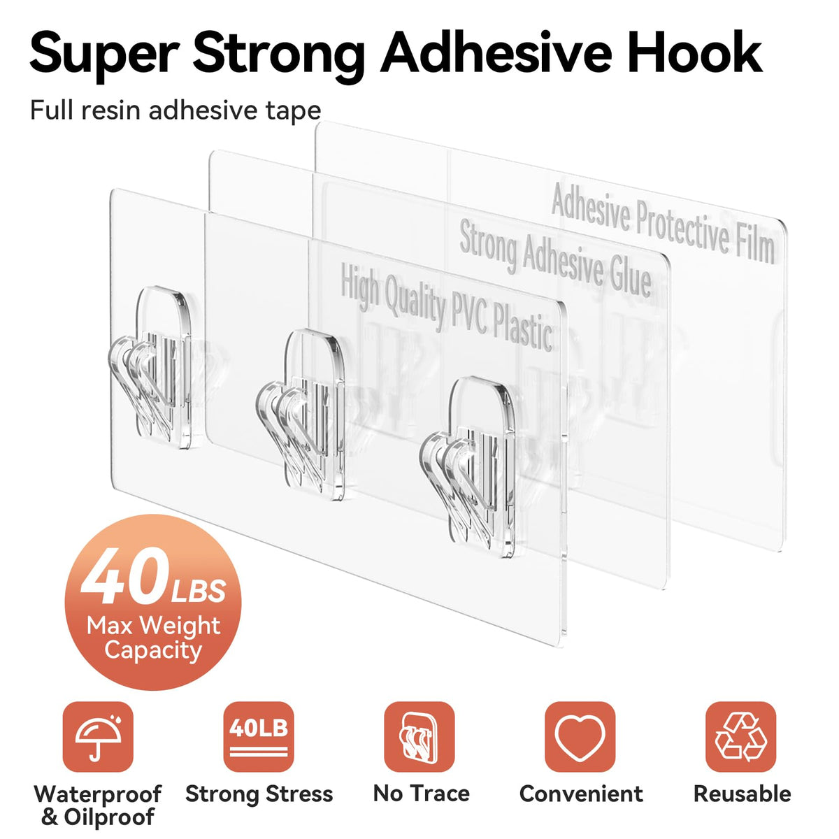 YASONIC Shower Caddy Adhesive, Rustproof Shower Shelves for Inside Shower