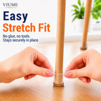 VIUME 24 Pcs Chair Leg Floor Protectors for Hardwood Floors Round