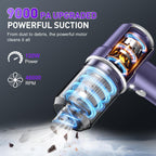 KMM Handheld Car Vacuum Cleaner, Hand Held Vacuum Cleaner and Air Duster