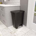 Glad Trash Can with Clorox Odor Protection | Plastic Bin, 13 Gal, Black