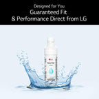 LG LT1000P - 6 Month / 200 Gallon Capacity Replacement Refrigerator Water Filter (NSF42, NSF53, and NSF401) ADQ74793501, ADQ75795105, AGF80300704, or AGF80300705 White